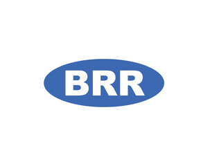 BRR logo design vector template. BRR