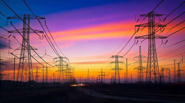 timelapse power grid