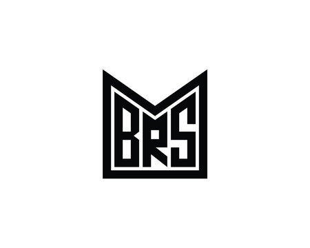 BRS logo design vector template. BRS