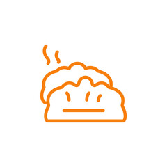 dumplings icon Outline vector for web ui