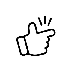 Easy icon Outline vector for web ui