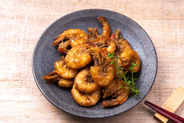 芝エビの唐揚げ