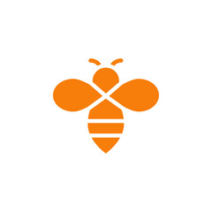 honey Bee icon Outline vector for web ui