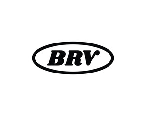 BRV logo design vector template. BRV