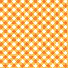 Thanksgiving, autumn or Halloween gingham checked fabric, cloth, background
