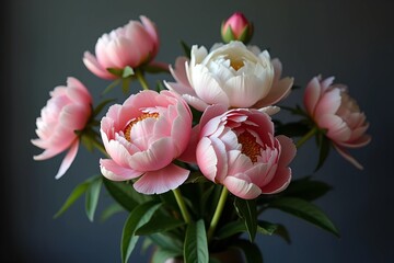 Obraz premium Opulent Peony Arrangement