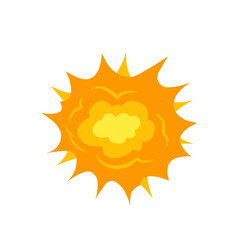 bomb explosion vector illustration