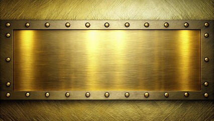 Ironclad texture with metallic gold tinge asymmetrical