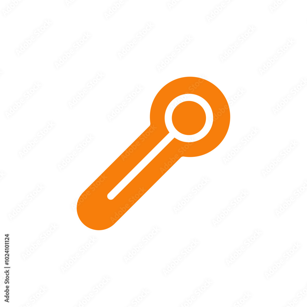 Poster thermometer icon outline vector for web ui