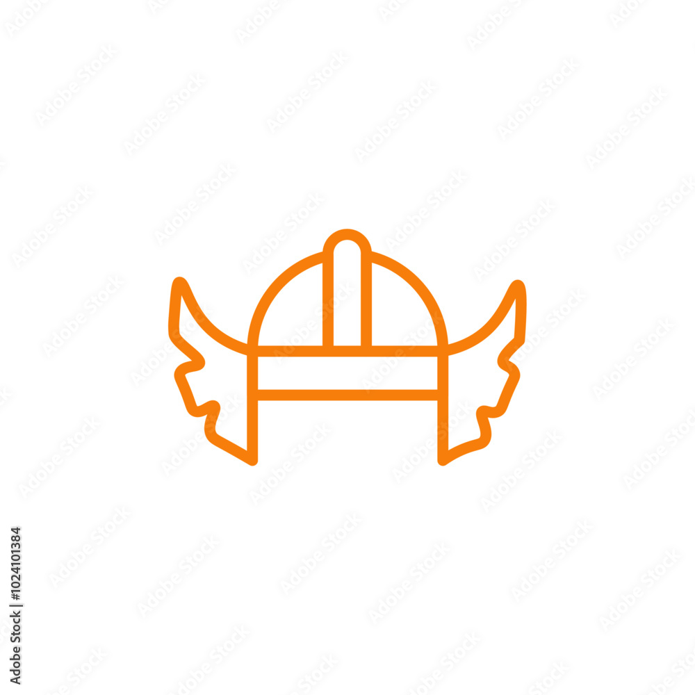 Poster valkyrie icon Outline vector for web ui