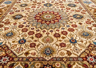 Exquisite Handcrafted Arabian Gulf Region Rug - Authentic Patterns and Vibrant Colors
