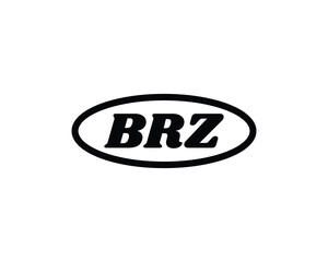 BRZ logo design vector template. BRZ