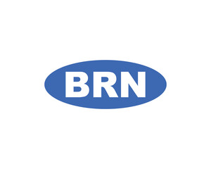 BRN logo design vector template. BRN