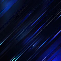 Fototapeta premium ** Abstract Blue Diagonal Lines Background with Dark Gradient and Dynamic Light Streaks for Modern Digital Design..**