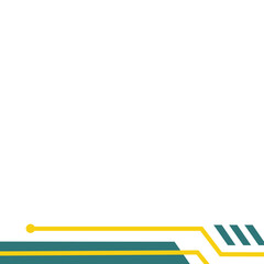 Obraz premium Tech Futuristic Footer