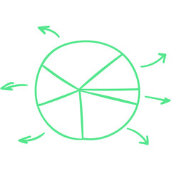 Business infographics icons with different diagram vector illustration. Abstract data visualization, marketing charts and graphs. Business statistics, planning and analytics, forecasting growth rates