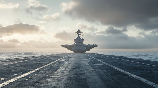 Minimalist background of Navy Military Day: A digital concept blending camouflage, airforce icons, and navy ships on a sea of blue, symbolizing military power.





