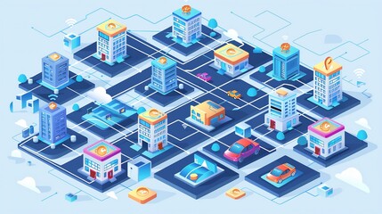 Obraz premium Aienhanced renewable energy systems of future where artificial intelligence optimizes integration of solar wind other renewable sources into the grid ensuring a stable and sustainable energy supply