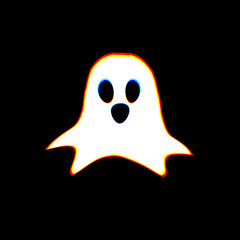 halloween ghost skull