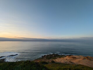 Fototapeta premium sunset over the sea