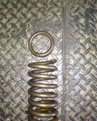 Broken valve spring