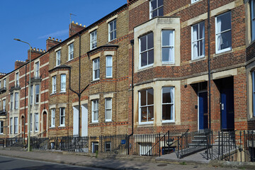 English row house, Victorian middle class residences