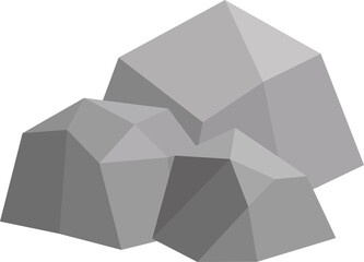 Grey Rocks Illustration