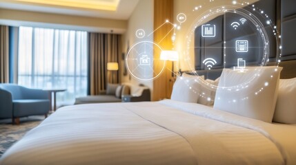 Artificial intelligence enhancing guest experience smart hotels where AIdriven systems personalize room settings entertainment and services based on guest preferences