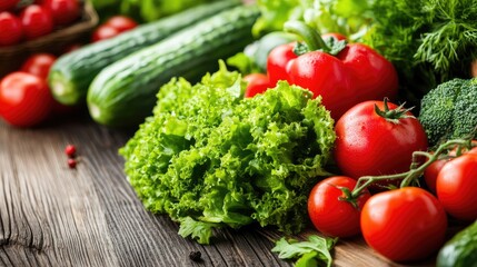 Fresh Organic Vegetables Assortment