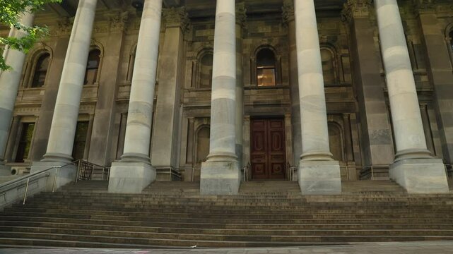 Parliament House in Adelaide, South Australia, is a stunning example of neoclassical architecture. Ideal for projects related to government, history, or Australian landmarks.