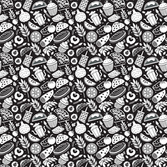 Food seamless pattern Design