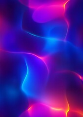 A Vibrant and Abstract Display of Colorful Waves and Light