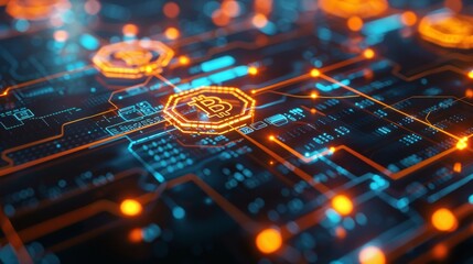 Digital Technology and Finance Abstract Background