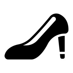 high heels Solid icon