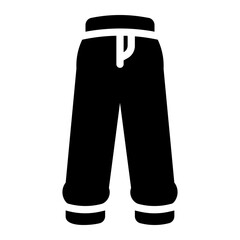 jogger pants Solid icon