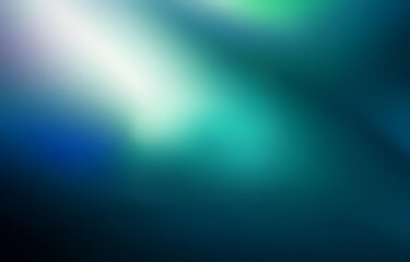 A blurred background with shades of blue and green.