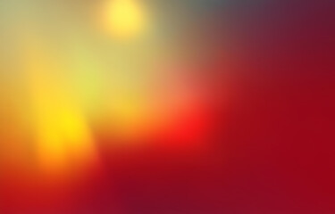 Abstract background with a blurry gradient of yellow, orange, red, and burgundy.