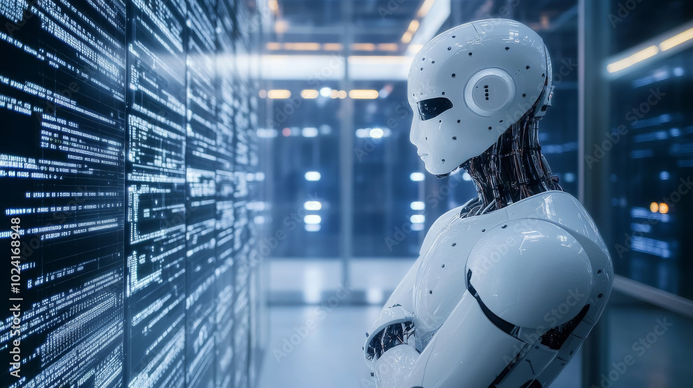 Poster ai technology uses a computer brain to connect to networks and analyze data. it learns from this dat