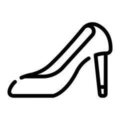 high heels Line Icon