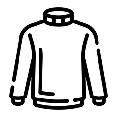turtleneck Line Icon