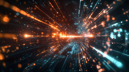 Quantum computers use special bits called qubits to process information.Qubits can be manipulated by sending light signals through them,enabling powerful calculations.Technology represents the future.