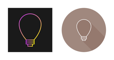 Electric Bulb Vector Icon