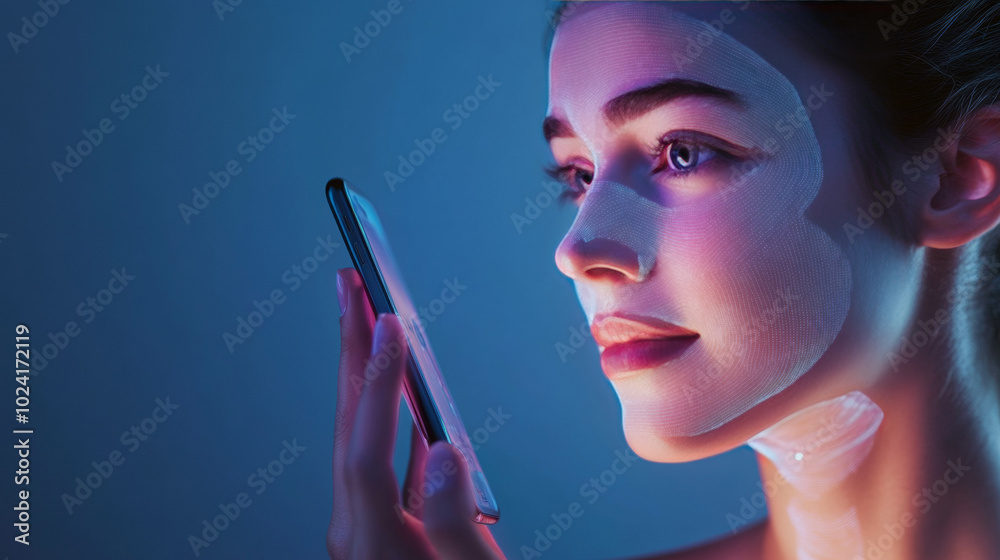 Poster face id uses a 3d scan of your face to recognize you. it's like a digital fingerprint on your smartp