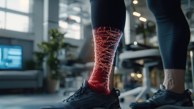 Deep Vein Thrombosis DVT Illustration   Medical Condition Leg Pain