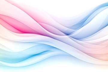 Obraz premium A colorful wave with pink, blue and white colors. The wave is very long and has a lot of detail
