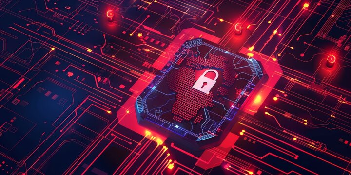 Cyber security awareness poster with educational content.