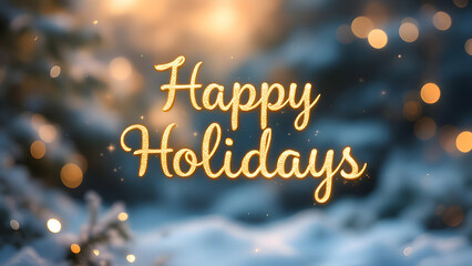 Happy Holidays Card 