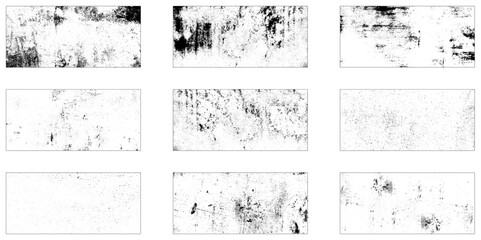 Fototapeta premium Dust grain isolated on white background grunge overlay texture vector. Set of grunge textures.Vector distress overlay textures.
