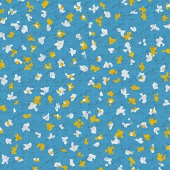 Abstract  geometric texture on blue background 