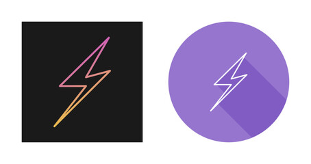 Lightening Vector Icon
